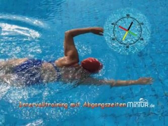 Schwimmen-Intervalltraining-Abgangszeiten